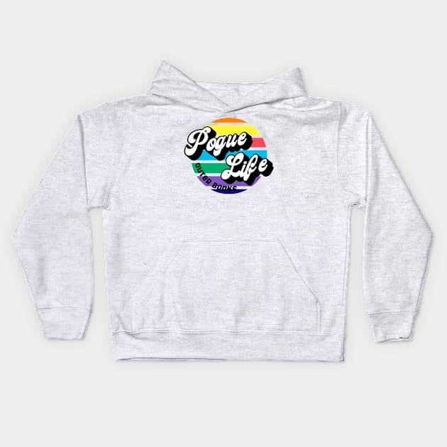 POGUE LIFE OUTER BANKS Kids Hoodie by Ajiw